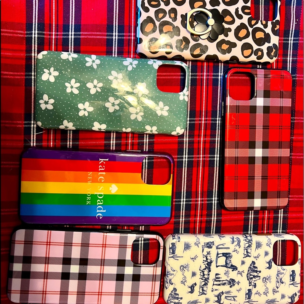 iPhone 11 Pro Max phone cases from Casely and one Kate Spade case. Gently used.